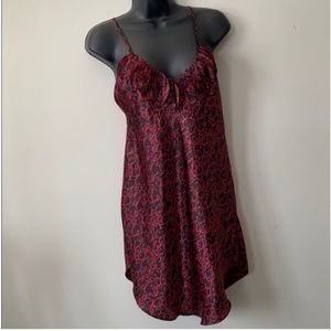 Backless BLK/RED Nightgown, M.  *P1033
